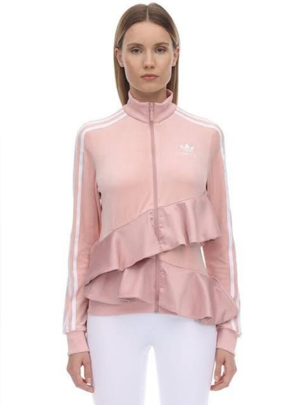 adidas Originals x J KOO's SS20 Collection Pink Ruffle Track Jacket M